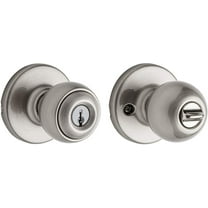 Kwikset 94002-407 Polo Keyed Entry Knob in Satin Nickel