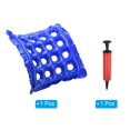 thumbnail image 3 of Uxcell Inflatable Seat Cushion, Portable Chair Cushion Backrest Air Seat Pad, Blue, 3 of 6