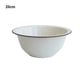 thumbnail image 4 of Monstrate Tazón de sopa esmaltado, recipiente de estilo Retro Vintage para ensalada, olla caliente, almacenamiento de fideos, antiguo, Mostrada 20 centímetros, 4 of 6