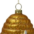 thumbnail image 4 of Northlight 3.5" Gold Holiday Collections Glass Beehive Christmas Ornament, 4 of 4