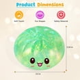 thumbnail image 2 of Sugar Glitter Dumpling Squishy,Viral Bao Bun Squishy Dumling Mystery Box,Stress Relief Fidget Squeeze Toys for Holiday & Birthday Gifts (Green), 2 of 9