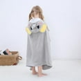 thumbnail image 6 of Xmarks Hooded Towel for Kids | Cartoon Animal Design | Ultra Soft and Extra Large | Bath Towel with Hood for Baby Boys and Girls A1 10 Years, 6 of 6