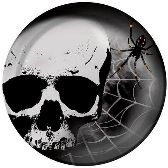 Halloween 'Skull Terror' Large Paper Plates (8ct)