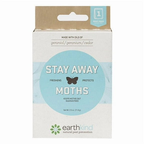 EarthKind Stay Away Insect Repellent Granules For Moths 2.5 oz. - Case Of: 1; Each Pack Qty: 1;