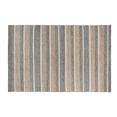 thumbnail image 2 of Luna 8 x 10 Area Rug Handwoven Wool Stripes Natural and Gray Jute Cotton- Saltoro Sherpi, 2 of 5