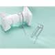 thumbnail image 3 of Pendientes de aro con borlas y cadena de plata de ley 925, 3 of 4