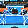 thumbnail image 4 of SereneLife Arcade Basketball Game Indoor Shootout, Heavy Duty Dual Hoop W/ Electronic Scoreboard, 4 of 7