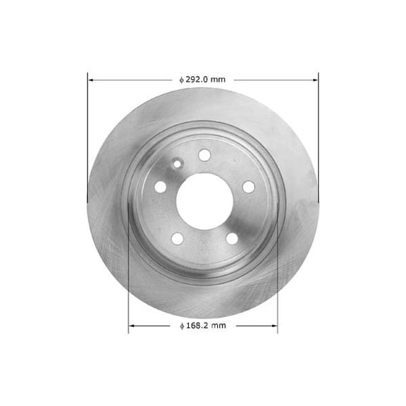 Bendix Premium Drum And Rotor Disc Brake Rotor P/N:Prt6097 Fits select: 2013-2015 CHEVROLET CRUZE, 2012-2017 BUICK VERANO