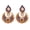 D290 Pearl & Blue, variant on NEW Sunsoul by Touchstone Indian Bollywood Fantastic Floral Fringes White Rhinestone Faux Pearls Designer Jewelry Large Earrings In Gold Tone For Women.