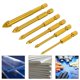 thumbnail image 3 of 6pcs Glass Drill Bits Set Tile Ceramic Drilling Set 3/4/5/6/8/10mm with 1/4inch Hex Shank for Porcel, 3 of 5