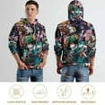 thumbnail image 4 of My Hero Academia Hoodie 3D Print Pullover Hooded Long Sleeve Sweatshirts Tops Blouse with Pocket for Mens Womens, 4 of 6