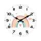 thumbnail image 2 of Reloj de pared nórdico, reloj colgante para decoración del hogar, cocina y tiempo silencioso 25 cm, 2 of 7