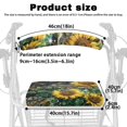 thumbnail image 6 of HELLHERO Seat Back Covers Stretchable Material Removable Seat & Back Cover and Moisture Wicking for The Elderly (Sunflower), 6 of 7