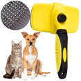 thumbnail image 1 of Cepillo para El Pelo Cachorros Peine Y Gatos Corto Largo Rojo, 1 of 9