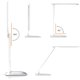 thumbnail image 3 of Lámpara de escritorio LED con cargador inalámbrico, puerto de carga USB, ajustable y plegable​ Lámpara de mesa con reloj, alarma, fecha, temperatura y regulación de 5 niveles​Iluminación​, 3 of 8