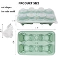 thumbnail image 6 of 1pc Ice Cube Mold, Silicone Cat Ice Cube Tray for Pudding, Jelly, Candy - Kitty Ice Balls Tray for Freezer Cocktail Whiskey, Kitchen Accessaries and Party Supplies, 6 of 9