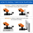 thumbnail image 4 of Yes4All T-Bar Row Platform With 360-Degree Swivel Orange, 4 of 6
