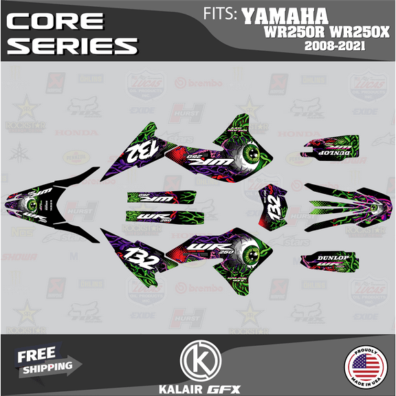 Kalair GFX Graphics Kit for Yamaha WR250R WR250X (2008-2021) Core Series