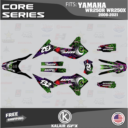 Kalair GFX Graphics Kit for Yamaha WR250R WR250X (2008-2021) Core Series Kalair GFX Graphics Kit for Yamaha WR250R WR250X (2008-2021) Core Series
