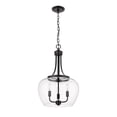 thumbnail image 4 of 473P16-MB-Z-Lite-Joliet - 3 Light Pendant In Modern Style-24.5 Inches Tall and 15.75 Inches Wide-Matte Black Finish    -Traditional Installation, 4 of 5