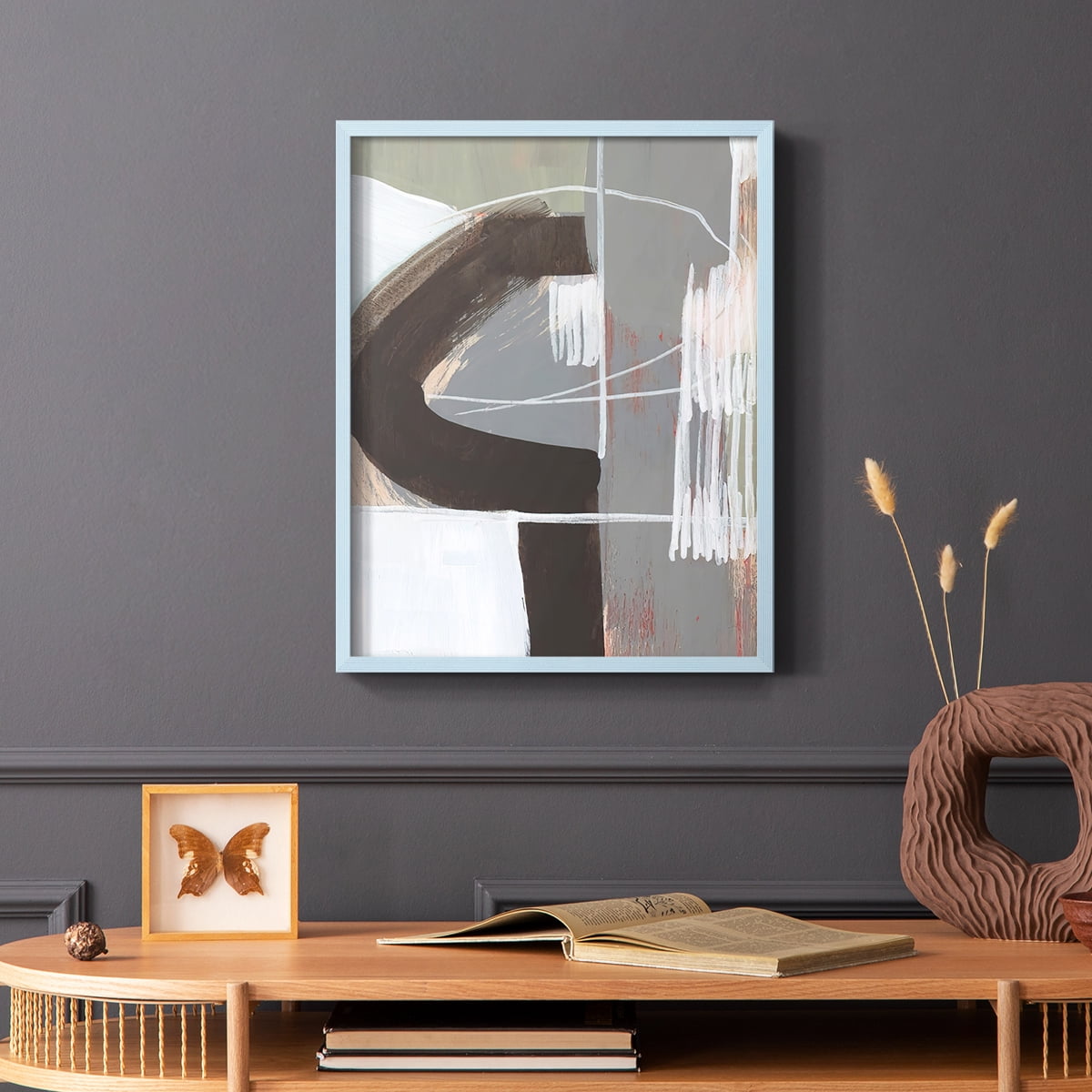 Arching Neutrals IV in Paper Solid Wood 8 x 10 Framed Print