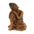 thumbnail image 4 of Estatuilla de Buda perfecl Estatua de Buda de resina Estilo Vintage 7.5x7x10.3cm, 4 of 8