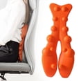 thumbnail image 2 of Acupressure Point Massager, Cervical Back Support Device, Occipital Release Tool, Neck And Upper Back Relaxer for Daily Comfort, An Orange Neck Massage Cushion, 2 of 9
