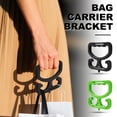 thumbnail image 2 of Grocery Bag Holder 2 Pcs, Heavy Duty Grocery Bag Carrier with Comfortable Grip, 100lbs Capacity Tool for Shopping Bags & Buckets (Black), 2 of 8