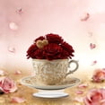 thumbnail image 5 of Valentine's Day Themed Decorative Teacups Gifts for Couples Love Tea Cup Acrylic Ornaments, 5 of 9