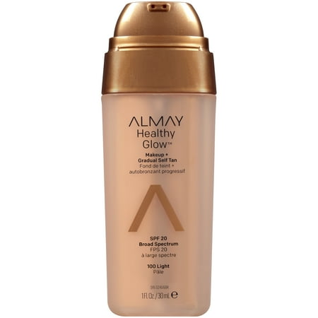 Almay Healthy Glow Makeup & Gradual Self Tan, Light, 1.0 fl oz