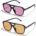 thumbnail image 2 of Retro Vintage 70s sunglasses for women men with UV Protection VL9611, 2 of 3