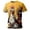 Yellow, variant on Men's Casual Everyday TShirt with Quirky Animal Print for Easywear Short Sleeve Tee for Daily Wardrobe