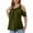 Army Green, variant on WXLWZYWL Plus Size Tops for Women Short Sleeve Round Neck Pleated Summer Lace Loose Casual Blouse Solid Color Tunic T Shirts