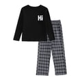 thumbnail image 4 of FYDUU Boys' Clothing Sets Boys Pajamas 2 Piece Sleepwear Long Sleeve Tops And Pants Set Soft Breathable Comfortable Loungewear Outfits,3-4 Years, 4 of 4