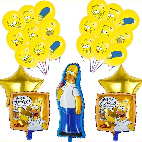 The Simpsons Balloons Party Supplies Decor Set Decorations Kit Fans Birthday