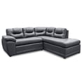 thumbnail image 1 of Sofá Esquinera Sevilla ConfortoPiel Piel Genuina Cheise Long Derecho Gris Oxford, 1 of 5