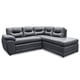 thumbnail image 1 of Sofá Esquinera Sevilla ConfortoPiel Piel Genuina Cheise Long Derecho Gris Oxford, 1 of 5