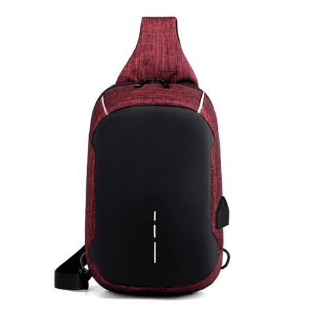 

Toyella multi-functional oxford Waterproof chest bagmulti-functional oxford Waterproof chest bag Wine red
