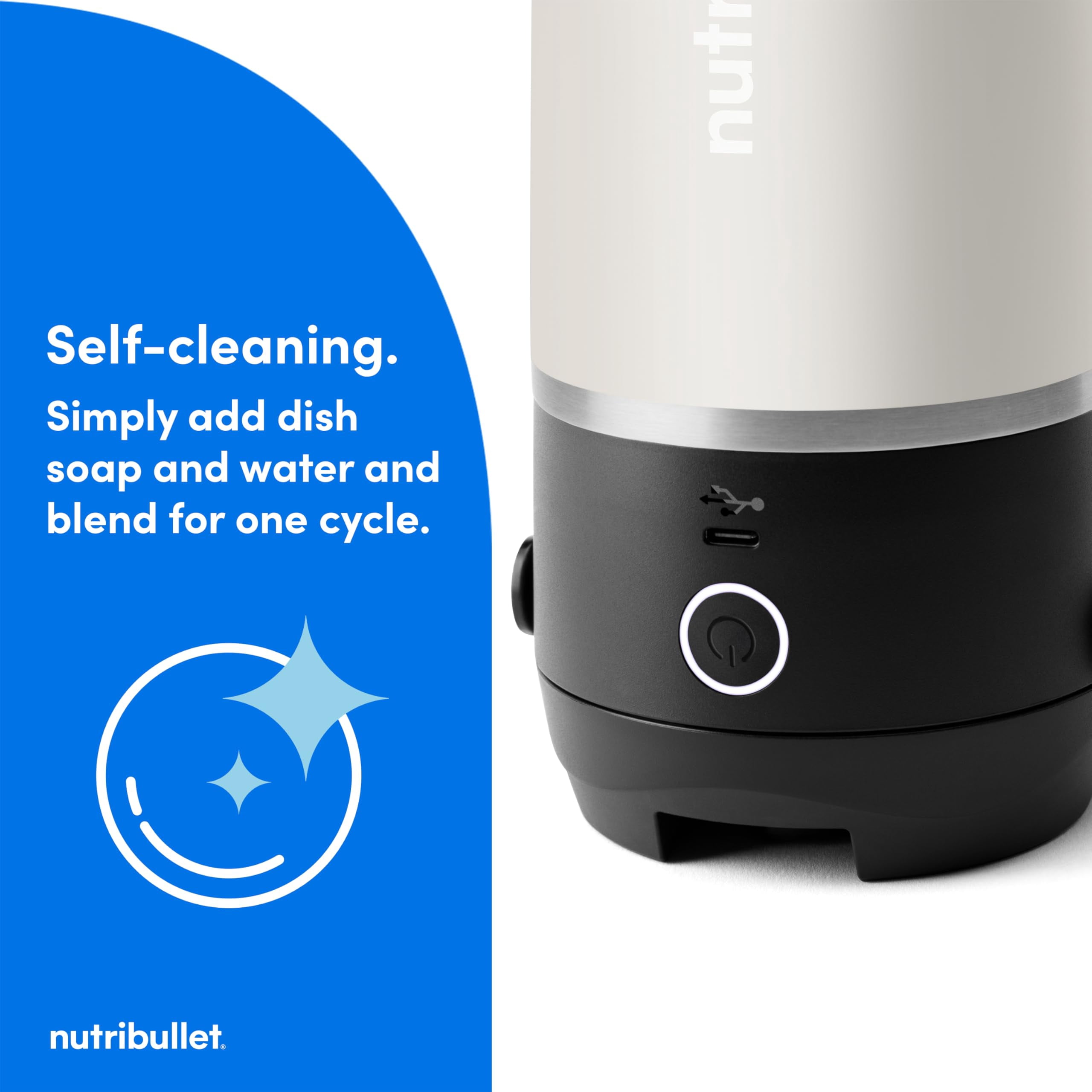 nutribullet Flip Portable Blender with Insulated Cup, Cordless