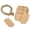 100pcs /Pack Kraft Color, variant on Gift Packaging Tag With Twine