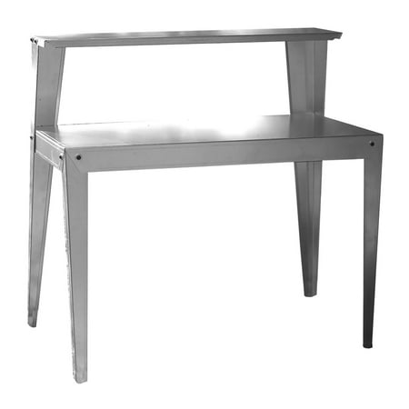 

Offex Indoor Commercial BBQ Multi-Use Steel Work Bench - Silver