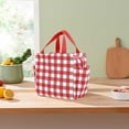 thumbnail image 4 of FFENYAN Tote Lunch Bag Solid Color Bento Bag Portable Insulation Bag Thickened Student Lunch Box Bag Lunch Bag Lunch Bag, 4 of 5