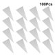 thumbnail image 4 of EeaseMX 100 bolsas de dulces navideñas en forma de cono con estampado de copos de nieve, triangulares, de plástico, de celofán, para regalo, para alimentos, con lazos., 4 of 7