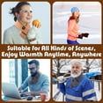 thumbnail image 4 of USB Women Men Heating Scarf Temperature Scarf 3 Gears Adjustable USB Charging Heat Control Neck Warmer For Cycling Camping USB Heated Scarf - Temperature Adjustable Heating Scarf, 4 of 10