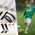 thumbnail image 4 of Hengguang 4 Pairs Kids Over Knee Soccer Socks, Boys Soccer Socks for Children Aged 5-12 to Playing Sports, 4 of 7