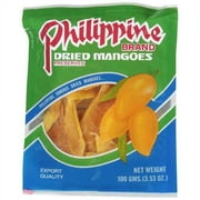 Philippine Brand: Dried Mangoes, 3.53 Oz