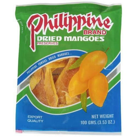 Philippine Brand: Dried Mangoes, 3.53 Oz