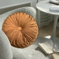thumbnail image 4 of MKHSQHDG Aubaines du Jour Rond Jeté Velours Maison Plissé Rond pour Canapé Lit Plié Circulaire Convient pour Sofa et Lit, 4 of 5
