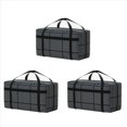 thumbnail image 1 of 3X Bolsa de Almacenamiento de Edredón de Ropa de Gran Capacidad Bolsa de Almacenamiento Móvil Bolsa de Equipaje Portátil A Prueba de Polvo 90L, 1 of 5
