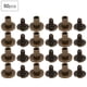 thumbnail image 2 of 50 Unidades 8mm cobre puro cabeza plana Remaches correa de cuero Tornillos kit para Notebook vinculante, 2 of 8